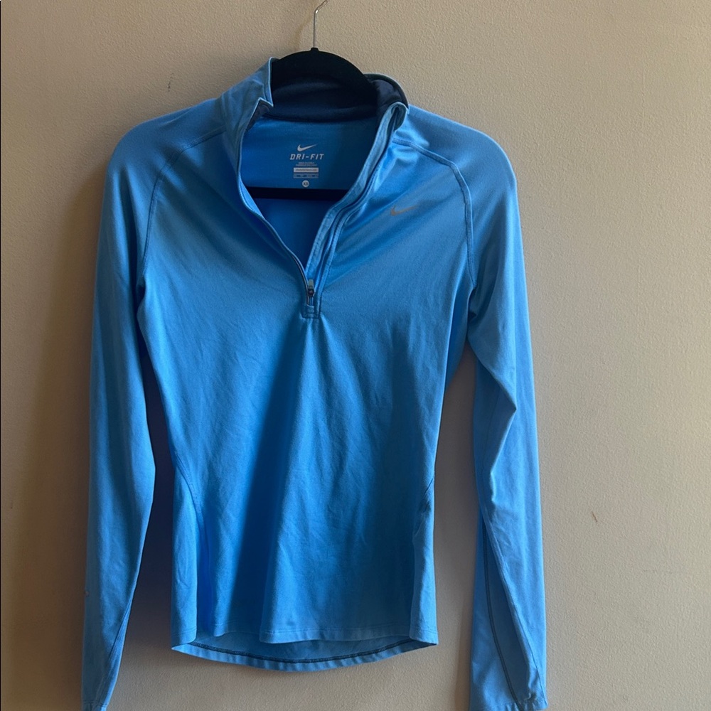Nike Blue Long Sleeve Top